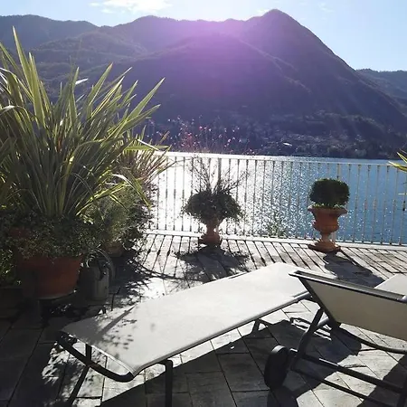 펜션 Elegant Apt 120 M2 Terrace, Best Lake View In Como *